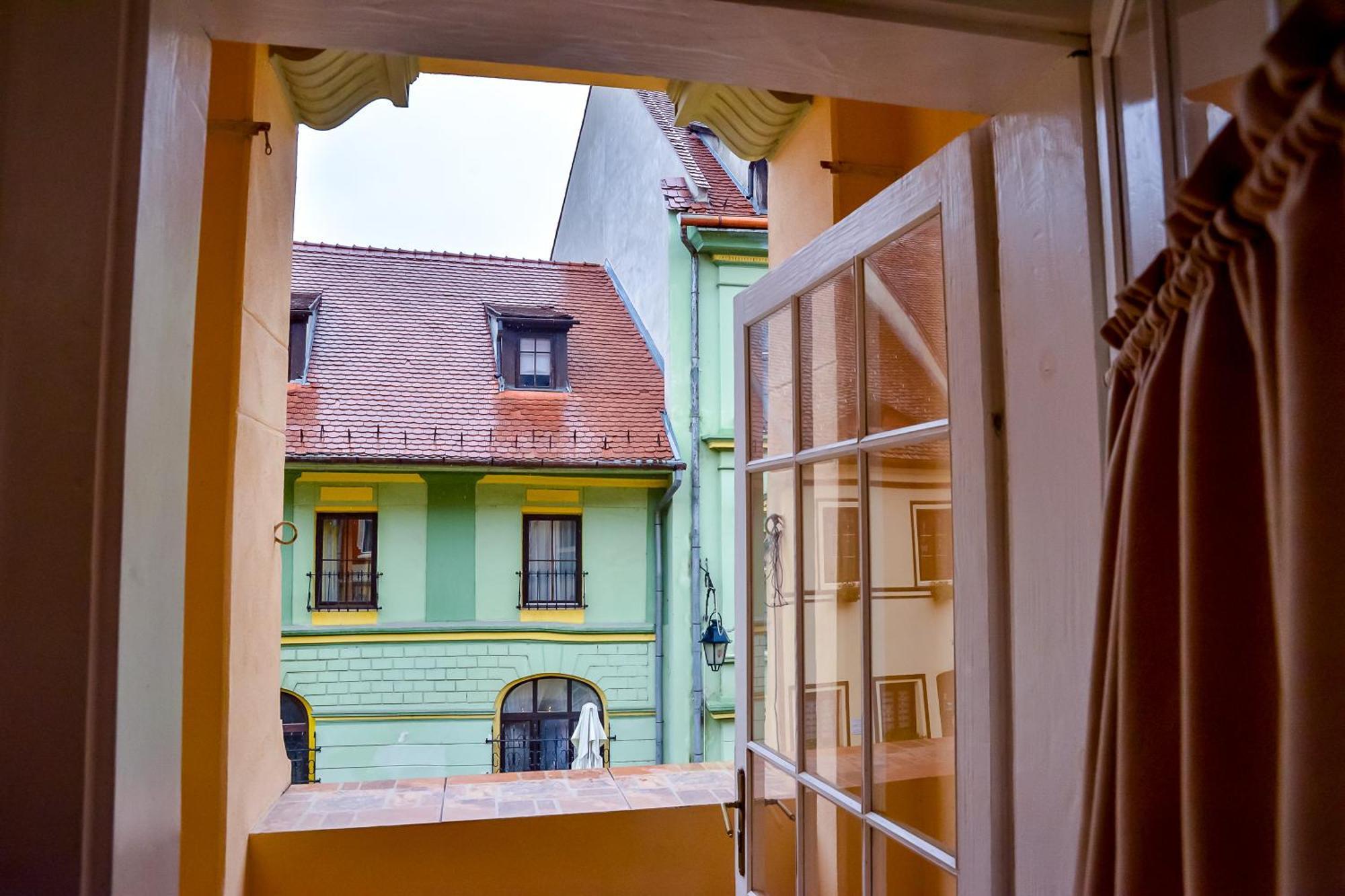 An Der Holztreppe Daire Sighişoara Dış mekan fotoğraf