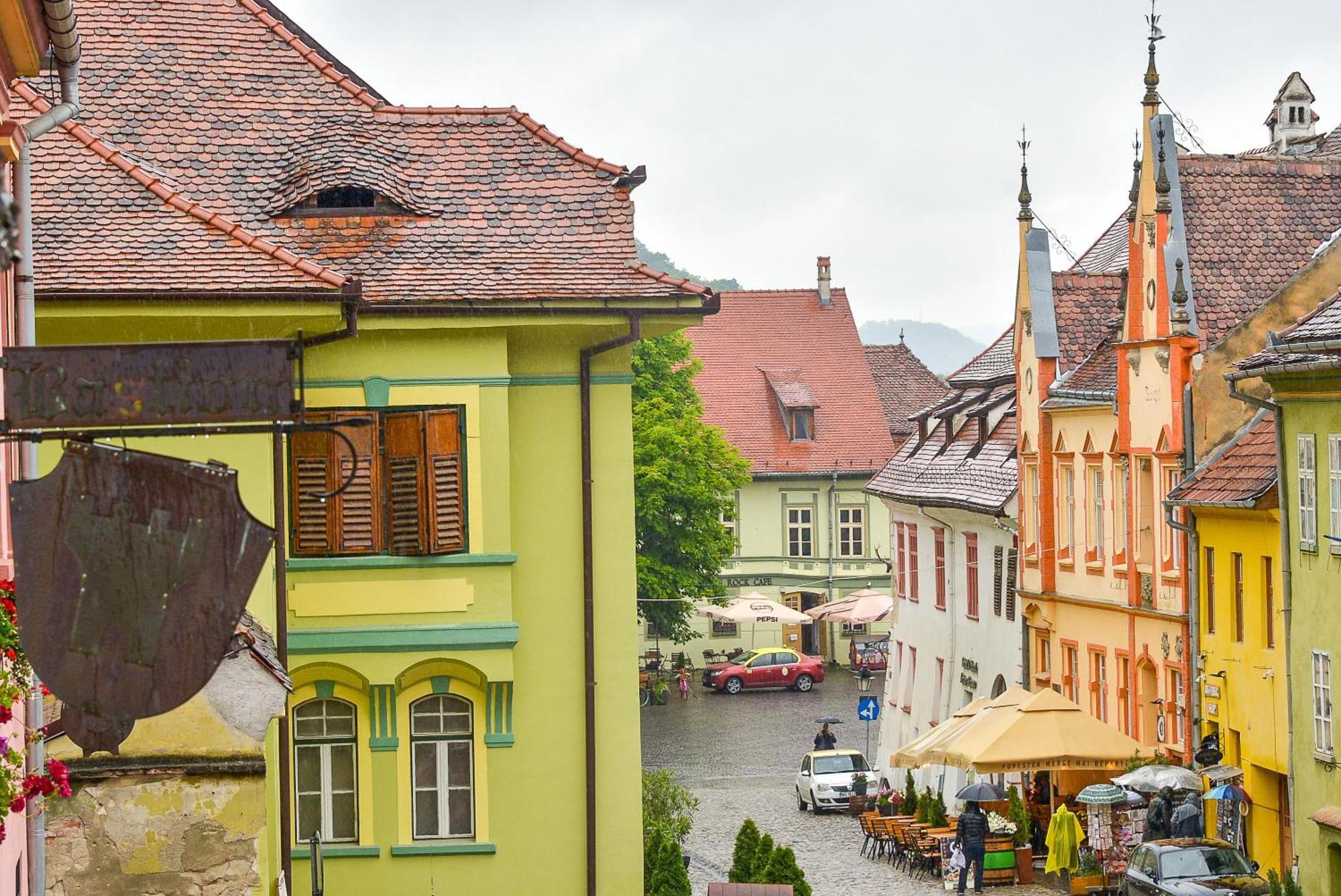 An Der Holztreppe Daire Sighişoara Dış mekan fotoğraf